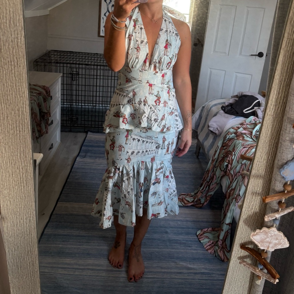 NWT patbo ruffle dress